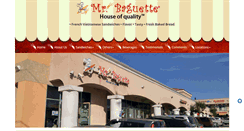 Desktop Screenshot of mrbaguettes.com